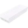 Akro-Mils Plastic Nesting Storage Shelf Bin 30164 - 6-5/8""W x 23-5/8""L x 4""H Clear