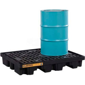 Justrite® 28672 2 Drum EcoPolyBlend™ Low Line Pallet