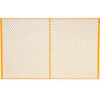 Global Industrial™ Machinery Wire Fence Partition Panel 8'W Yellow