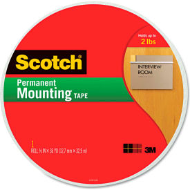 Scotch® Foam Mounting Tape 3/4"" Wide x 1368"" Long