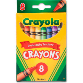 Crayola® Classic Crayons Nontoxic Assorted 8/Box