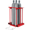Global Industrial™ Forkliftable Cylinder storage Caddy Stationary For 4 Cylinders