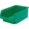 Quantum Plastic Magnum Stacking Bin 12""W x 20""D x 8""H Green