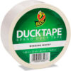 Duck® Colored Duct Tape 1.88""W x 20 yds - 3"" Core - White