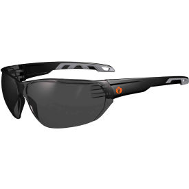 Ergodyne® Skullerz® VALI Frameless Safety Glasses Matte Black Smoke Lens