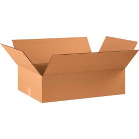 Global Industrial™ Flat Cardboard Corrugated Boxes 22""L x 14""W x 6""H Kraft