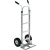 Global Industrial™ Aluminum Hand Truck - Double Handle - Pneumatic Wheels