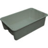 Molded Fiberglass Toteline Nest and Stack Tote 780308 - 19-3/4"" x 12-1/2"" x 6"" Gray