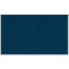 Ghent 48""W x 48""H Vinyl Bulletin Board - Aluminum Frame - Navy