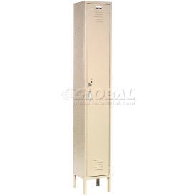 Global Industrial™ Capital® 1-Tier 1 Door Locker 12""W x 18""D x 78""H Tan Assembled