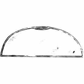 9"" X 24"" 2 Gauge Men'S Sewed Vinyl - Crystal Clear