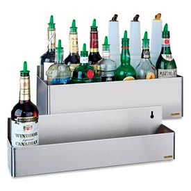 Stainless Steel Rack Bottle Holders 6"h x 21-1/4"w x 4 1/8"d
