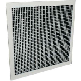 American Louver Sight Guard Return Grille W/ 45 Degree Sight Proof Core 22"" x 22"" White