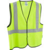 Global Industrial™ Class 2 Hi-Vis Safety Vest Solid Polyester Lime L/XL