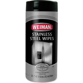 Weiman Stainelss Steel Cleaning Wipes 30 Wipes/Can - 92