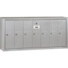 3500 Series 4B+ Vertical Mailbox 7 Doors Surface Mounted Aluminum USPS Access