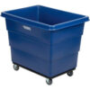 Global Industrial™ Plastic Bulk Box Truck 12 Bushel Steel Chassis Base Blue