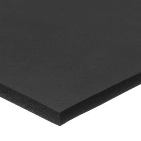 USA Sealing Foam Buna-N/PVC Strip 120""L x 1/2""W x 1/4"" Thick Black