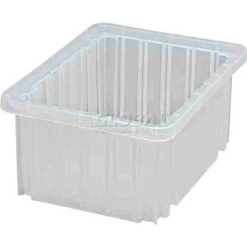 Global Industrial™ Plastic Clear-View Dividable Grid Container 10-7/8""L x 8-1/4""W x 5""H