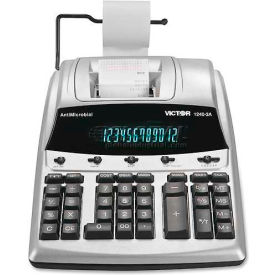 Victor® 12-Digit Calculator 12403A 2 Color Printing Cost Margin 9"" X 12-1/4"" X 3"" White