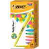 BIC® Brite Liner Highlighter Chisel Tip Assorted Colors 24/Set
