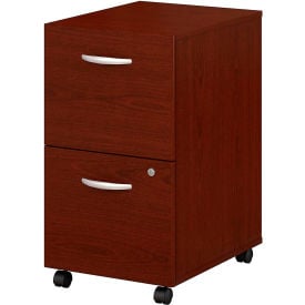 Bush Furniture Two Drawer File Cabinet (Assembled) - Mahogany - Series C