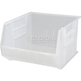 Global Industrial™ Plastic Hang & Stack Bin 18""L x 16-1/2""W x 11""H Clear