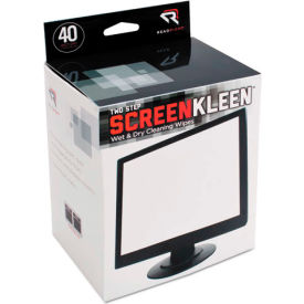 Read Right® Kleen & Dry Screen Cleaning Pads 40/Box - REARR1305