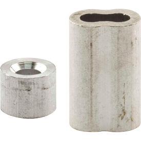 Prime-Line GD 12154 Ferrules and Stops 1/4-Inch Aluminum(Pack of 2)