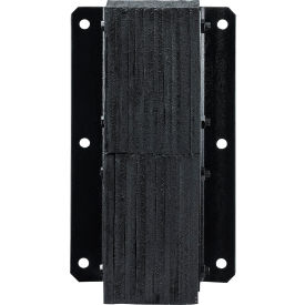 Global lndustrial™ Heavy Duty Dock Bumper Rectangular 13Wx24H Black