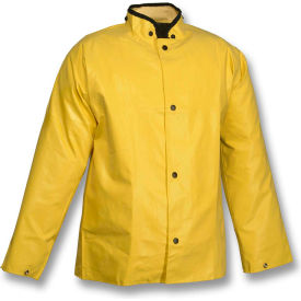 Tingley® J12207 Magnaprene™ Storm Fly Front Jacket Yellow Hood Snaps 3XL