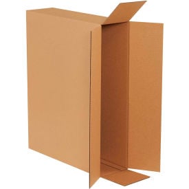 Global Industrial™ Side Loading Cardboard Corrugated Boxes 26""L x 6""W x 20""H Kraft