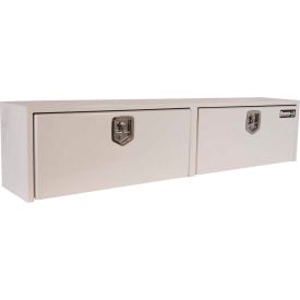 Buyers Stainless Steel Topside Truck Box w/ T-Handle - White 16x13x88 - 1702850