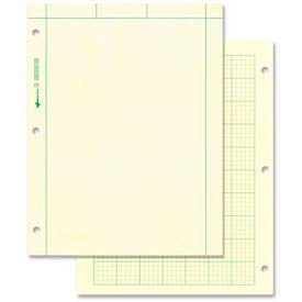 Rediform® National Computation Pad 8-1/2"" x 11"" Quad Ruled Green 100 Sheets/Pad