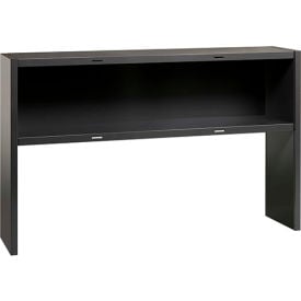 Hirsh Industries® Modular Steel Stack-on Desk Hutch - 60""W - Charcoal
