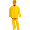 Tingley® S53307 .35mm Industrial 3 Pc Work Suit Yellow Jacket Detachable Hood 3XL