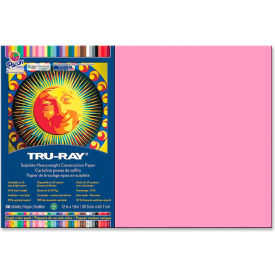 Pacon® Tru-Ray Construction Paper 12"" x 18"" Shocking Pink