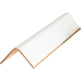 Global Industrial™ Light Duty Edge Protectors 2""W x 2""D x 36""L .12"" Thick White 125/Pack