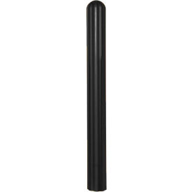 Eagle Ribbed Bollard Post Sleeve 4"" Black