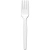 Genuine Joe® Forks GJO0010430 Forks Polystyrene White 100/Box