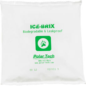 Ice-Brix™ Cold Packs 12 Oz. 6""L x 6""W x 1""H White & Green 48/Pack