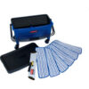 Rubbermaid® 18"" Microfiber Finish Kit Blue 10 Gallon Capacity - FGQ050000000