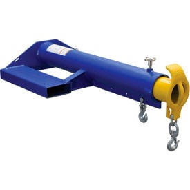 Shorty Forklift Telescopic Jib Boom Crane 24"" Centers 6000 Lbs. Capacity