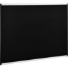 Global Industrial™ Fabric Mesh Bulletin Board 36""W x 24""H Black