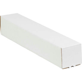 Square Mailing Tubes 3""W x 3""D x 18""L White
