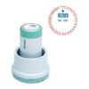 Xstamper® XpeDater Pre-Inked Rotary Date Stamp 1-3/4"" Diameter Blue/Red
