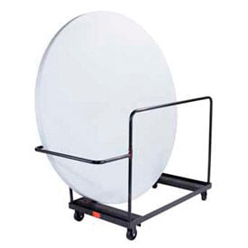 Vertical Storage Folding Table Dolly For 72"" Round Table