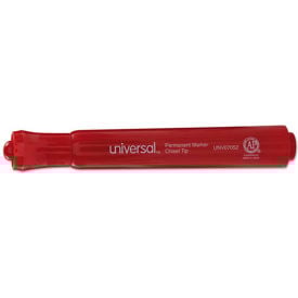 Permanent Marker Chisel Tip Low Odor Nontoxic Red Ink Dozen