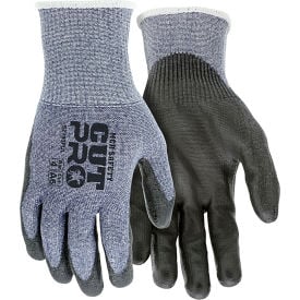 MCR Safety Cut Pro Gloves PU Coated Palm/Fingers Cut A6 Abrasion 4 Puncture 4 1 Pair XL