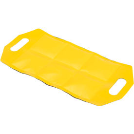 Dock Draft Mat 18""L - Black & Yellow Vinyl